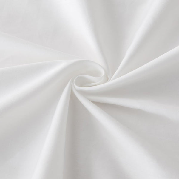 White Duvet Cover Set 3PC Solid Comforter Cover with 2 Pillow Shams