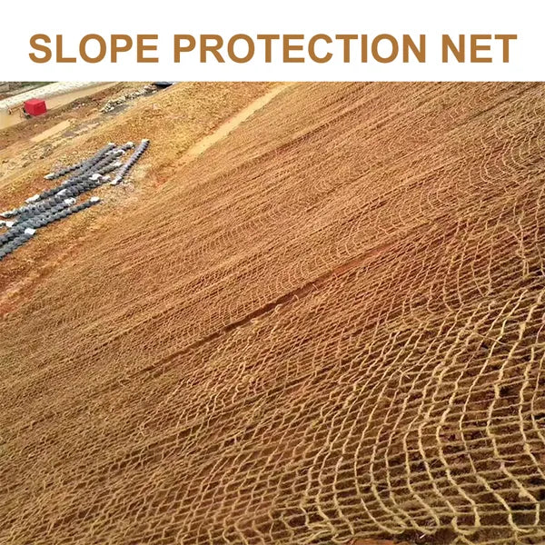 Jute Erosion Control Netting 3.3x65.5 FT Mesh Blanket Landscape Slope Mat
