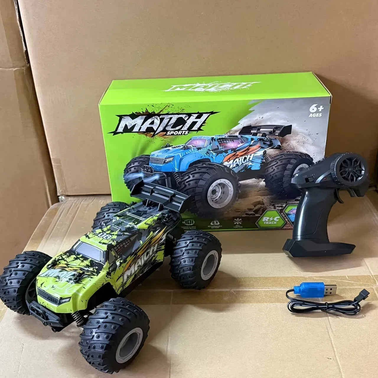 4WD RC Off Road Drift Car 2 Speed 2.4GHz Remote Control Truck LED Lights