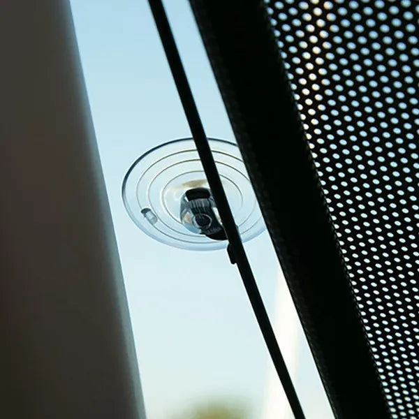 Blackout Window Shade 15.75x23.6 No Drill 3 Suction Cups Portable Roller Blind