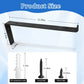 12in Black Shelf Bracket Heavy Duty Steel Wall Mount Support Hardware 1 Pack