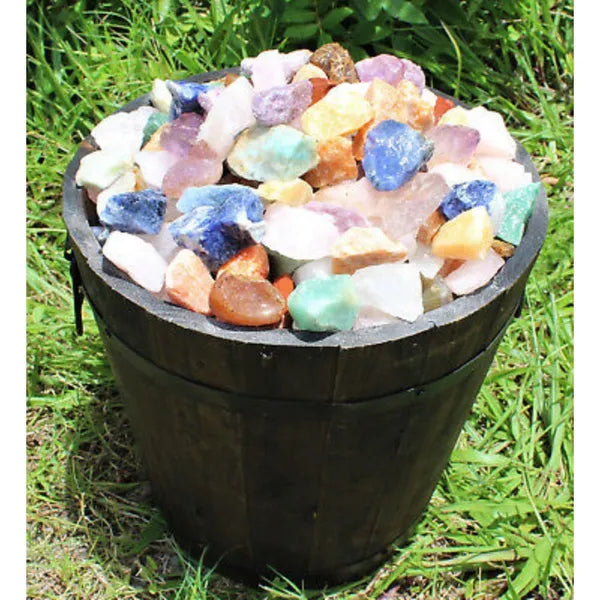 1000 Carat Natural Rough Gemstones Brazil Mix 1-2" Rock Tumbling Stones