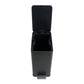 10L 2.6 Gal Stainless Steel Step Trash Can Black Removable Inner Bucket