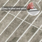 Peel and Stick Backsplash Tile 10 Pack Grey Kit Kat Wall Tile 12x12 3D Gel