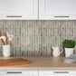 Peel and Stick Backsplash Tile 10 Pack Grey Kit Kat Wall Tile 12x12 3D Gel