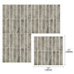 Peel and Stick Backsplash Tile 10 Pack Grey Kit Kat Wall Tile 12x12 3D Gel