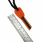 10 Pack Ferro Rod Fire Starter Steel Striker w/ Lanyard Camping Survival Kit