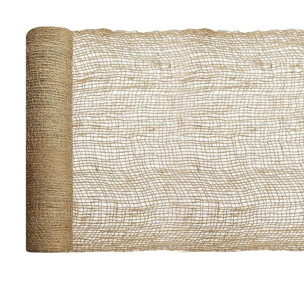 12 oz Jute Mesh Erosion Control Blanket 8x50 ft Biodegradable Burlap Netting Roll