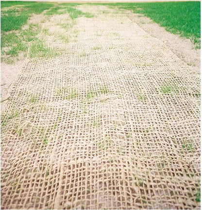 12 oz Jute Mesh Erosion Control Blanket 8x50 ft Biodegradable Burlap Netting Roll