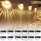 Solar Fence Lights Outdoor Waterproof Wall Deck Step Railing Lights 6 12 Pack