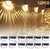 Solar Fence Lights Outdoor Waterproof Wall Deck Step Railing Lights 6 12 Pack