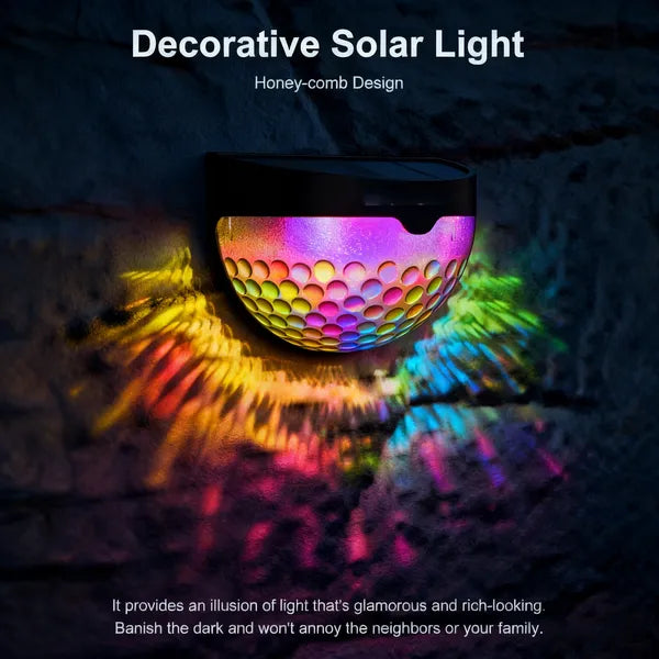 Solar Fence Lights Outdoor Waterproof Wall Deck Step Railing Lights 6 12 Pack