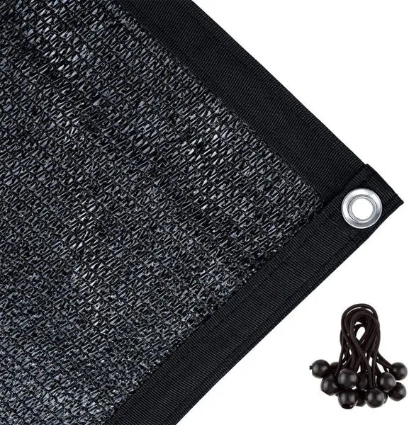 12x20 FT Black Shade Cloth Greenhouse Garden Sun Shade Net Plant Cover Outdoor