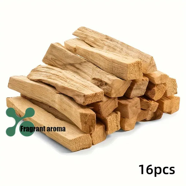 16 PCS Palo Santo Sticks 4" Natural Wood Incense Smudging Meditation Aromatic