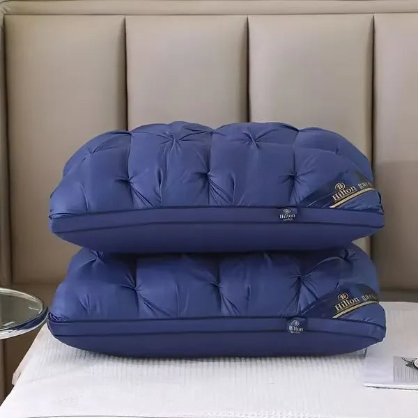 Queen Bed Pillow Ultra Soft Down Alternative Adjustable Hotel Quality Back Sleep