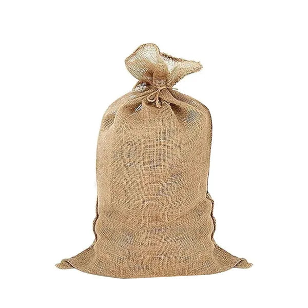 22x36 Burlap Sack Natural Jute Drawstring Potato Onion Produce Storage Bag 1PC