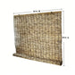 Natural Bamboo Reed Roll Up Blind Window Shade Light Filtering Patio Sun Cover