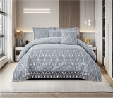 3 Piece Lace Embroidered Quilt Set Waterproof Bedspread Queen King Cal King