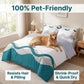 3 Piece Reversible Duvet Cover Set Teal Wave Zipper Corner Ties Queen King Cal