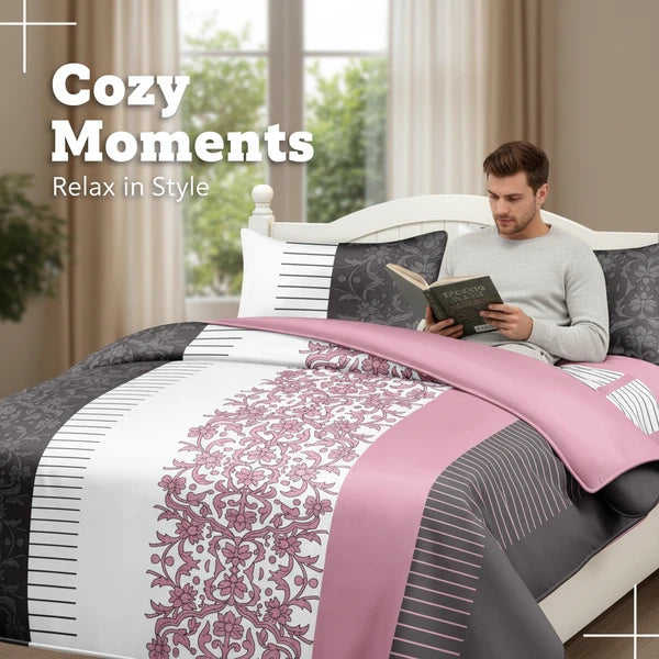 3 Piece Reversible Quilt Set Water Repellent Pet Friendly Coverlet Cal King