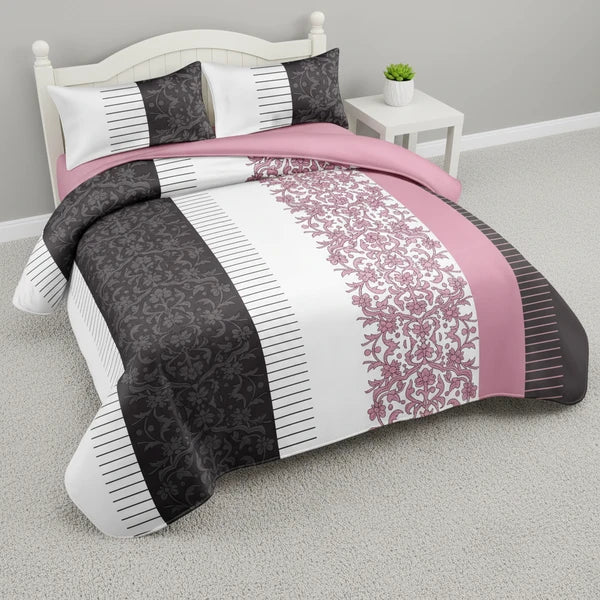 3 Piece Reversible Quilt Set Water Repellent Pet Friendly Coverlet Cal King