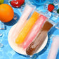 320 PCS Ice Pop Bags + 2 Funnels BPA Free Zip Seal Popsicle Freezer Tubes