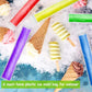320 PCS Ice Pop Bags + 2 Funnels BPA Free Zip Seal Popsicle Freezer Tubes