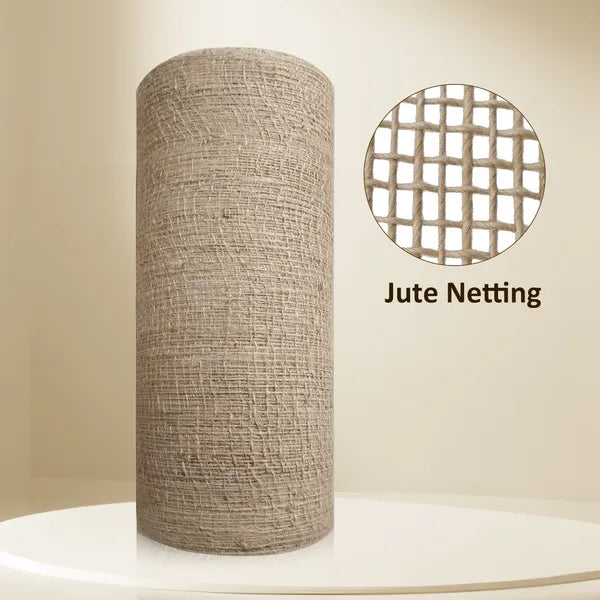 Jute Erosion Control Netting 3.3x65.5 FT Mesh Blanket Landscape Slope Mat