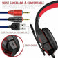 3.5mm Gaming Headset Mic LED Headphones Stereo Bass Surround For PC PS4 Xbox One