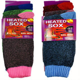 3/6 Pairs Womens Thermal Socks Winter Warm Thick Boot Crew Work Socks 9-11