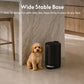 Small Bathroom Trash Can 3L Black Stainless Steel Step Pedal Removable Bucket