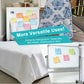 Magnetic Shower Curtain Weights 4 Pairs Silicone Wrapped Rust Free White