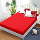 4 Piece Red Butterfly Floral Duvet Cover Set 18 Deep Sheet Queen King Cal