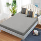 4 Piece Duvet Cover Set Grey White Floral 18 Deep Sheet Zipper Queen King Cal