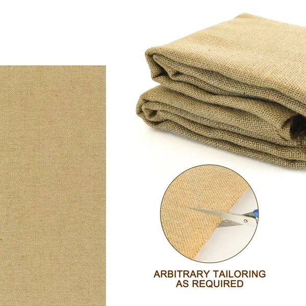 40in x 25ft Natural Jute Burlap Roll Garden Fabric Tree Wrap Weed Barrier