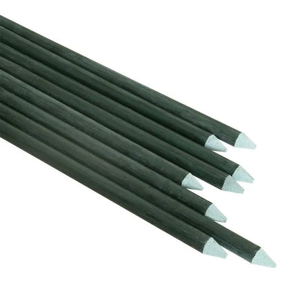 40 Pack 4FT Plant Support Stakes 1/4" Garden Poles Tomato Vegetable Vines Green