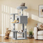 44" Cat Tree Tower Multi-Level Condo Hammock Sisal Scratching Posts Indoor Cats