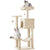 44" Cat Tree Tower Multi-Level Condo Hammock Sisal Scratching Posts Indoor Cats