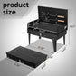 Portable Charcoal Grill Folding BBQ Grill Adjustable Grate Camping Picnic