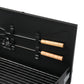 Portable Charcoal Grill Folding BBQ Grill Adjustable Grate Camping Picnic