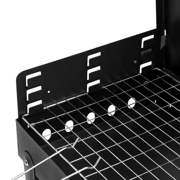 Portable Charcoal Grill Folding BBQ Grill Adjustable Grate Camping Picnic