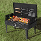 Portable Charcoal Grill Folding BBQ Grill Adjustable Grate Camping Picnic