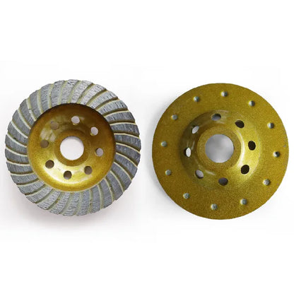 4.5in Diamond Grinding Cup Wheel Turbo Concrete Brick Stone Masonry Grinder