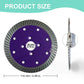 4.5in Turbo Diamond Blade 20mm Arbor Tile Granite Marble Masonry Cutting Disc