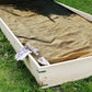 5 ft x 15 ft 8 oz Natural Burlap Roll Jute Fabric Tree Wrap Weed Barrier 60"x5yd