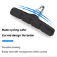 5 Pairs Bicycle V Brake Pads 70mm Black Cycling Bike Brake Shoes