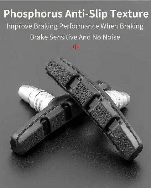 5 Pairs Bicycle V Brake Pads 70mm Black Cycling Bike Brake Shoes