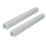 FRP Fiberglass Square Tube 50mm 1.96" x 3ft Structural Composite Tubing 0.18" Wall