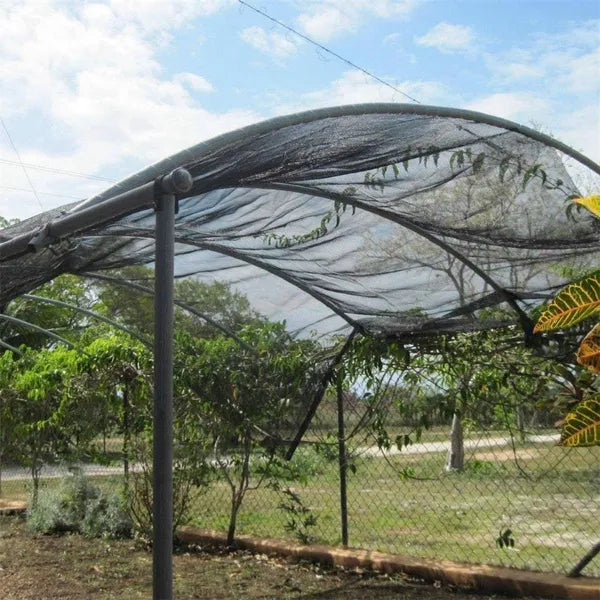 Sunscreen Shade Panel Cloth HDPE Breathable Pergola Canopy Mesh With Grommets