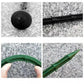 50 Pack 4.5" Plastic Landscape Stakes Weed Barrier Fabric Ground Anchors Barbed